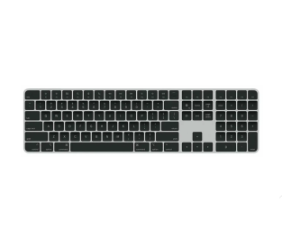 Клавиатура беспроводная Apple Magic Keyboard with Numeric Keypad с Touch ID, чёрная