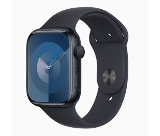 Apple Watch Series 9 45mm Midnight Aluminum Case with Sport Band, Midnight