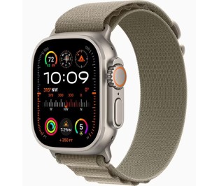 Apple Watch Ultra 2 49mm Olive Alpine Loop Large