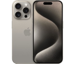 Смартфон Apple iPhone 15 Pro Dual Sim 512GB, Natural Titanium (серый)