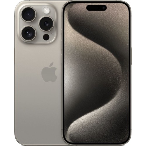 Смартфон Apple iPhone 15 Pro Dual Sim 1TB, Natural Titanium (серый)