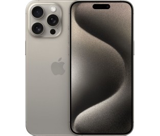 Смартфон Apple iPhone 15 Pro Max Dual Sim 256GB, Natural Titanium (серый)